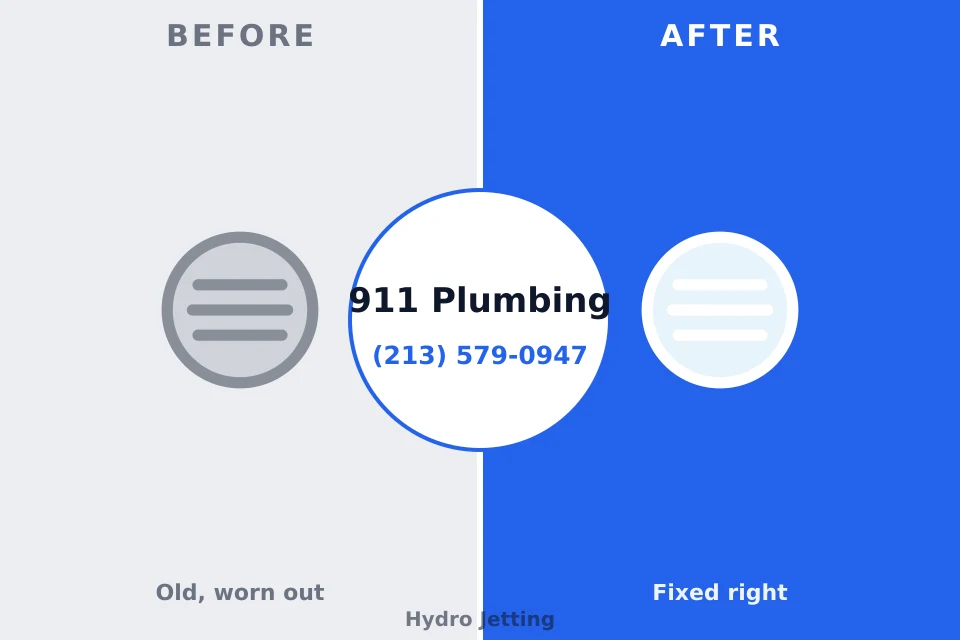 Before and after: plumbing company Cudjoe Key, FL